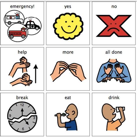 Pecs Picture Symbol Examples Pecs Communication Pecs Social Skills