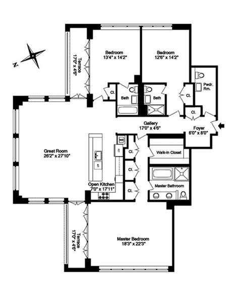 7 Hubert Street 7c New York Ny 10013 Sales Floorplans Property