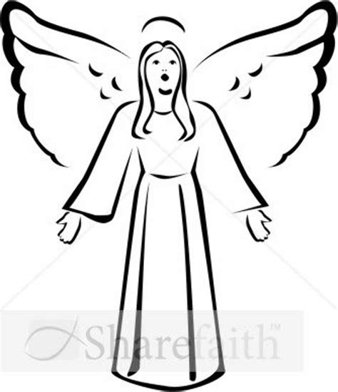 Download High Quality Angel Clipart Outline Transparent Png Images
