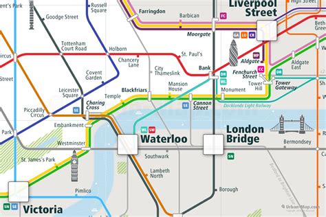 London Rail Map City Train Route Map Your Offline Travel Guide 40610
