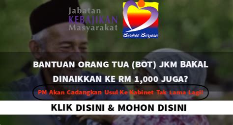 Ingin dapat bantuan dana bedah rumah dari pemerintah? Bantuan Orang Tua (BOT) JKM Bakal Dinaikkan Sehingga RM ...