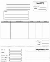 Blank Payroll Check Stub Template Images