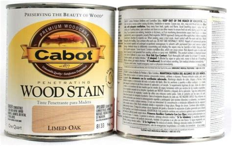 2 Cans Cabot Premium Woodcare Penetrating Wood Stain Limed Oak Color