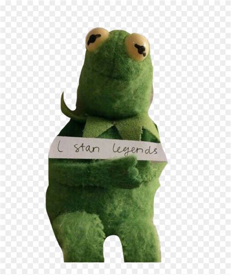 Kermit Meme Stanlegendsfreetoedit Frog Skinnylegend Clean