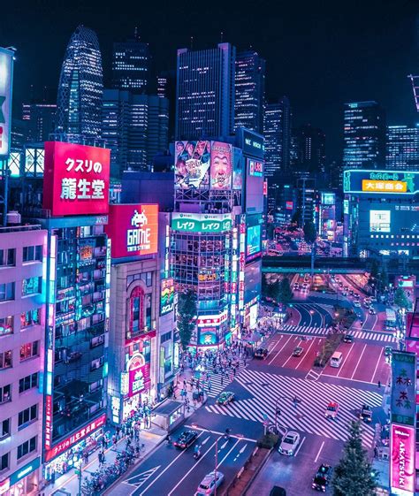 日本 On Twitter Aesthetic Japan Japan Cyberpunk City
