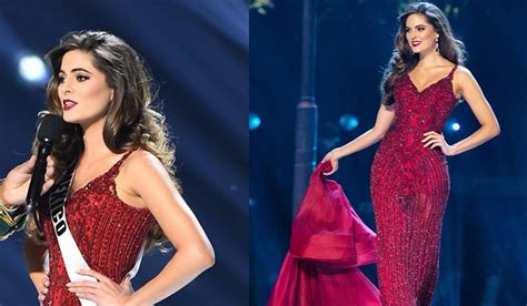el espectacular vestido rojo con el que sofía aragón cautivó en miss universo 2019 estilodf
