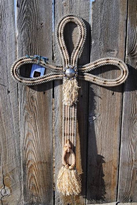 Med Rope Cross ~last Loop Rope Art~ Lariat Rope Crafts Rope Cross