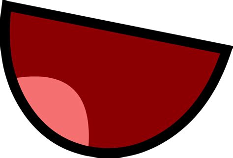 Download Hd Happy Book Mouth Bfdi Happy Mouth Assets Transparent Png