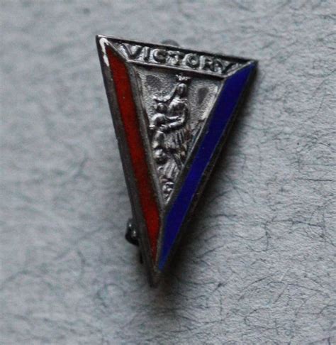 Wwii Victory Pin Sweetheart Jewelry Patriotic Jewelry Antique Jewelry