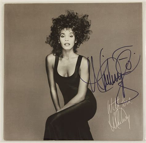 Lot Detail Whitney Houston Signed With Love Whitney Album