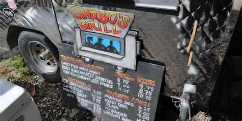 You order food and drinks at the window and they bring it to the table you are sitting. Garbo's Grill Food Truck (Key West, Fl) Diners, Drive-Ins ...