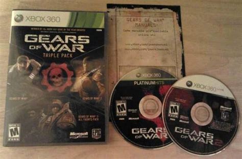 Gears Of War Triple Pack Complete Xbox 360 Game