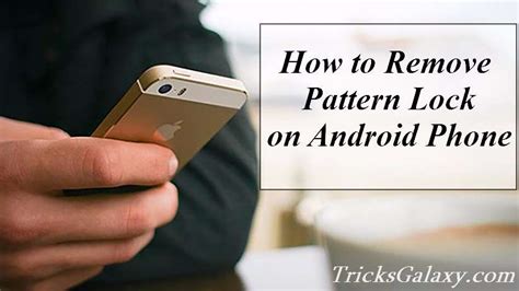 I cannot hard reset my phone as there are very important data that i cannot lose. How to Remove Pattern Lock on Android Device (2 Methods)