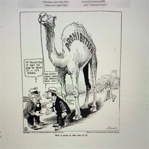 When a dispute arises, often the best course of action is negotiation to resolve the disagreement. Does the picture supports prohibition, or opposes it ...