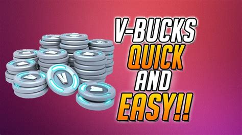 How To Get V Bucks Quick And Easy Only Method Fortnite Youtube