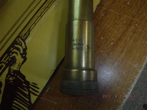 Tasco Brass Rifle Scope 1860 A 563 Replica 1883314335