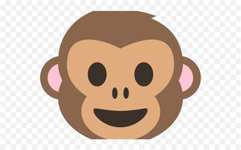 Download Hd Monkey Face Clipart Cartoon Monkey Face Png Emoji Emoji No Background Free