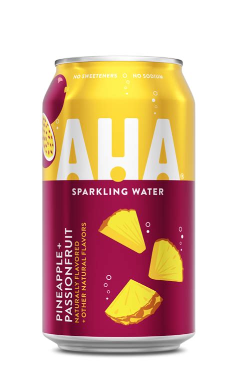 Pineapple Passionfruit Aha Sparkling Water Aha®