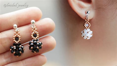 Diy Beaded Bead Earrings Easy To Make For Beginners Jewelry Making