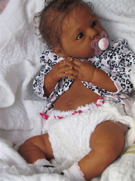 REBORN BABY GIRL ROMIE STYRDOM LILA ETHNIC AA AFRICAN AMERICAN INDIAN