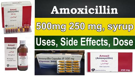Amoxicillin 500 Mg 250 Mg Capsule Amoxicillin Syrup Amoxil Used In