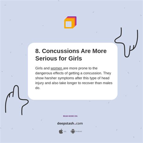 8 Concussions Are More Serious For Girls Deepstash