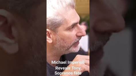 Michael Imperioli On Tonys Fate Youtube