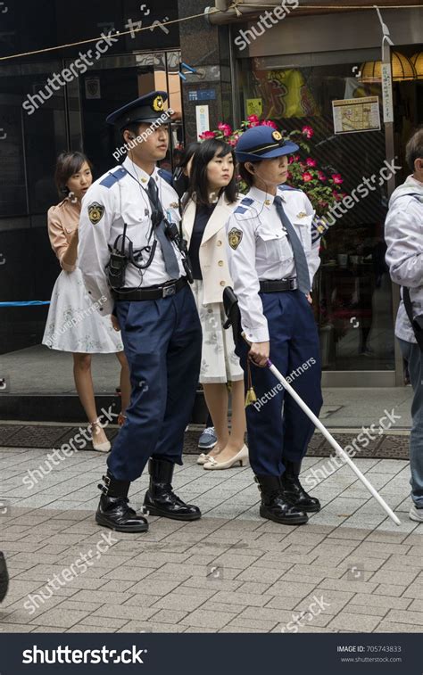 Tokyo Japan May 14 2017 Japanese Police Hosue Japanese Uniform Cozy Mystery Series Police