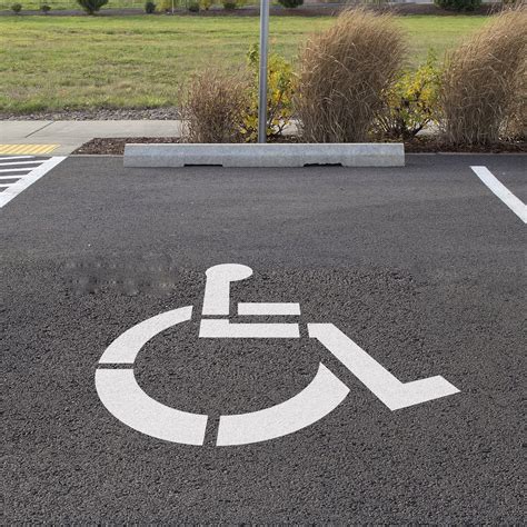 Handicap Parking Stencil For Parking Lots