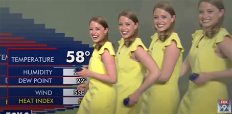 Viral Video Meteorologist Multiplies On Screen During Graphics Glitch