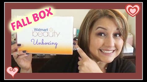 Walmart Beauty Box Fall 2015 October Youtube