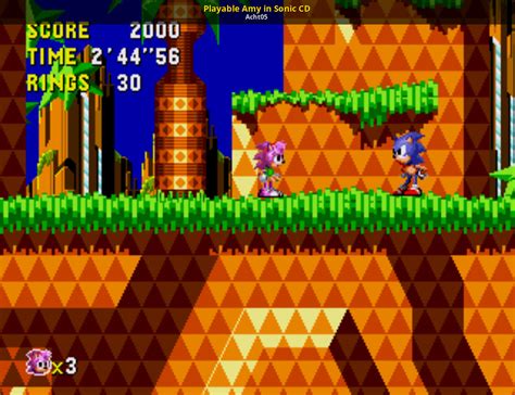 Playable Amy In Sonic Cd Sonic Cd 2011 Works In Progress