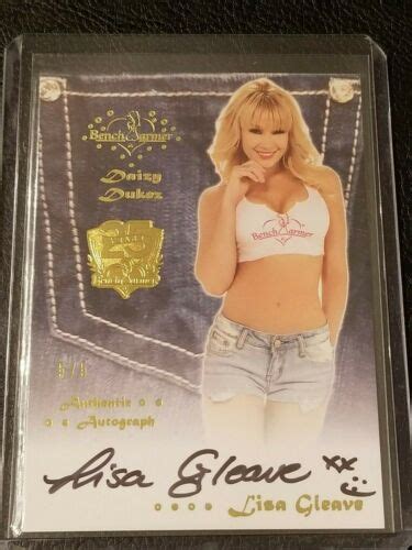 Benchwarmer Years Lisa Gleave Daizy Dukez Auto Gold Foil Antique Price Guide