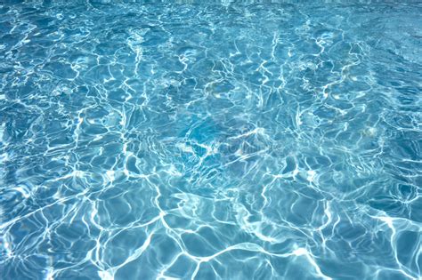 Clear Blue Water Swimming Pool Stock Image Image Of Horizontal