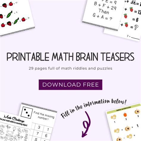 37 Free Printable Brain Teasers With Answers Esl Vault 10 Best Free