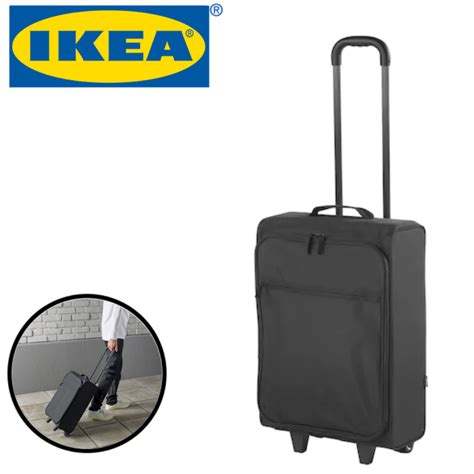 Ikea Starttide Cabin Carry Travel Trolley Luggage Bag 2 Wheel Light