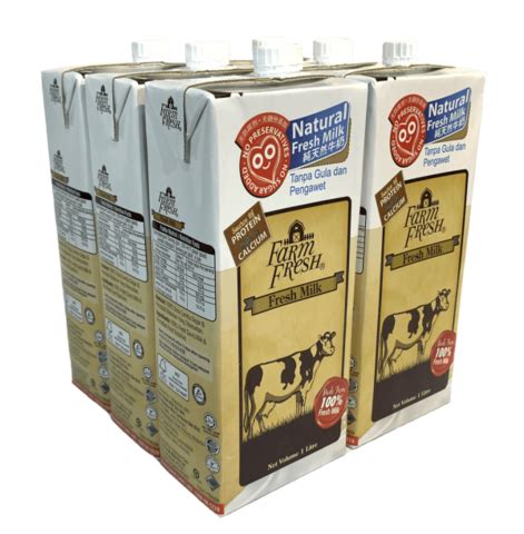 A study published in the august 2004 issue of the journal of food. 1/2 Carton - FARM FRESH UHT FRESH MILK (6 x 1Litre ...