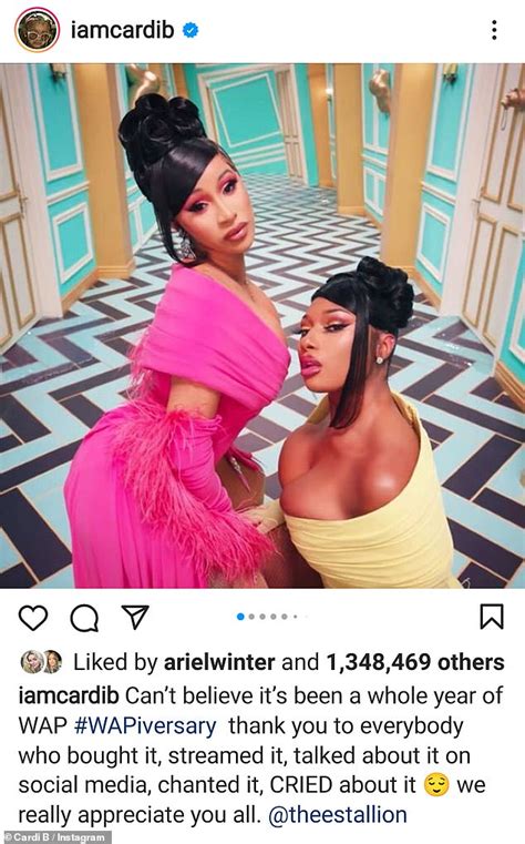 Cardi B Celebrates The One Year Anniversary Of Wap By Posting Unseen