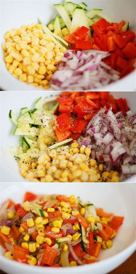 Find great vegetable side dish recipes, rated and reviewed for you, including the most popular and newest vegetable side dish a mild tasting cauliflower rice dish that's well worth trying. Summer Roasted Vegetables | Easy Veggie Side Dish Recipe ...