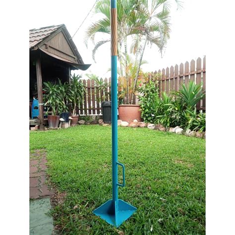 Manual Compactor Hand Tamper No Silicon Holder Shopee Malaysia