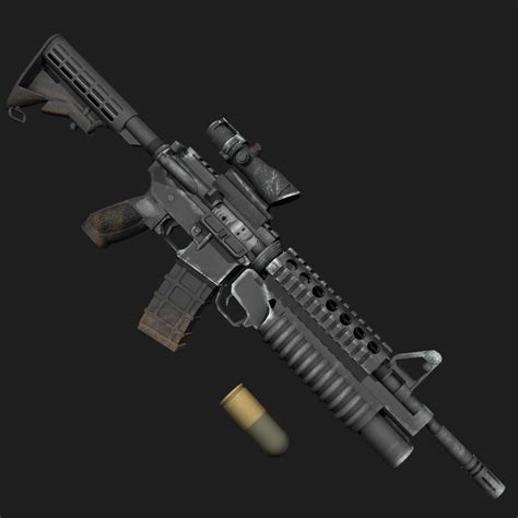 M4 With A M203 Grenade Launcher Image Suprey Mod Db