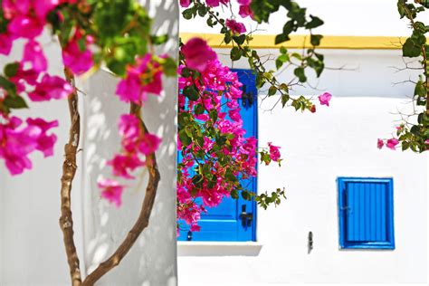 Traditional Scene Of Houses At Koufonisia Islands Free Stock Photo And