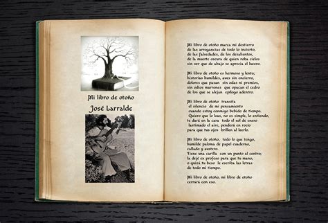 José larralde (huanguelén, partido de coronel suárez, provincia de buenos aires, 22 de outubro de 1937) é cantautor argentino, descendende de árabes e de bascos. Hasieran: Mi libro de otoño