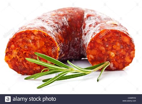 Chorizo Sausage Of Spain Stock Photo Alamy