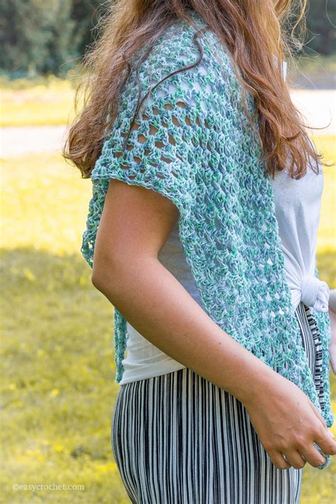 Easy Crochet Shawl Pattern For Summer