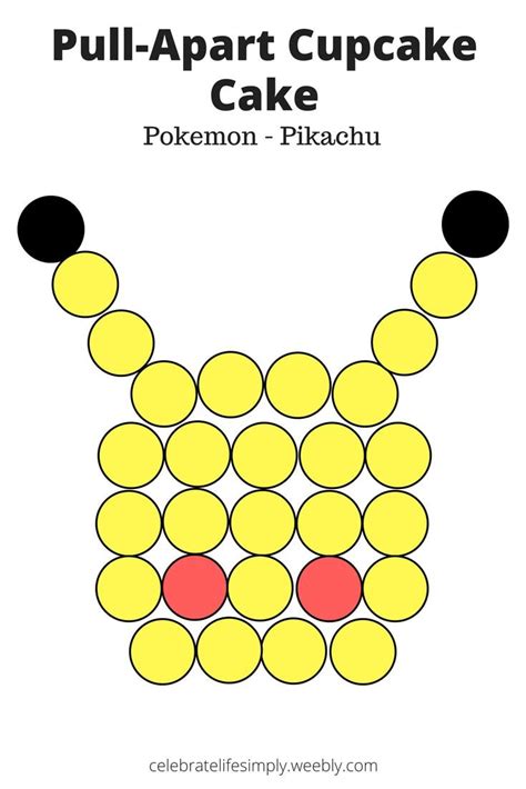 79 Printable Pikachu Pokemon Cake Template