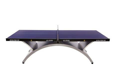Killerspin Revolution Ping Pong Table Blue And Silver