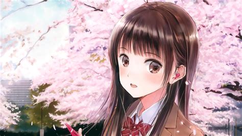 Anime Cute School Girl Wallpaperhd Anime Wallpapers4k Wallpapers