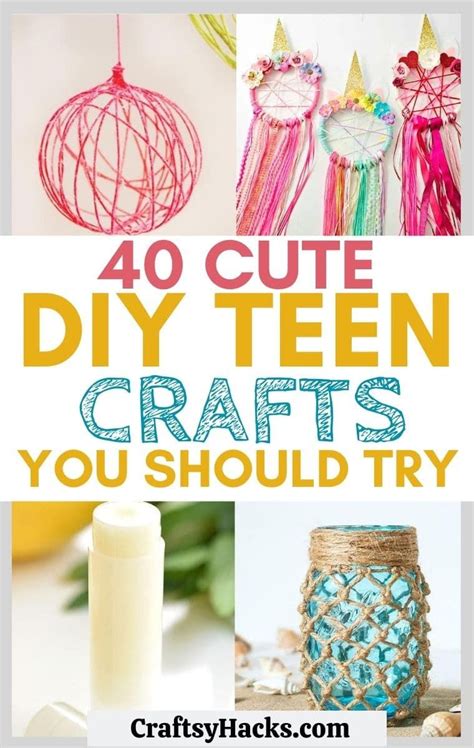 40 Super Cute Diy Crafts For Teen Girls Geschenke Für Weihnachten