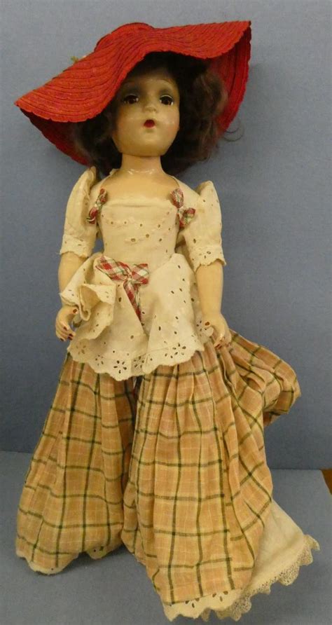 Unmarked 21 Composition Doll Vintage 1930 1940s Nice Twice